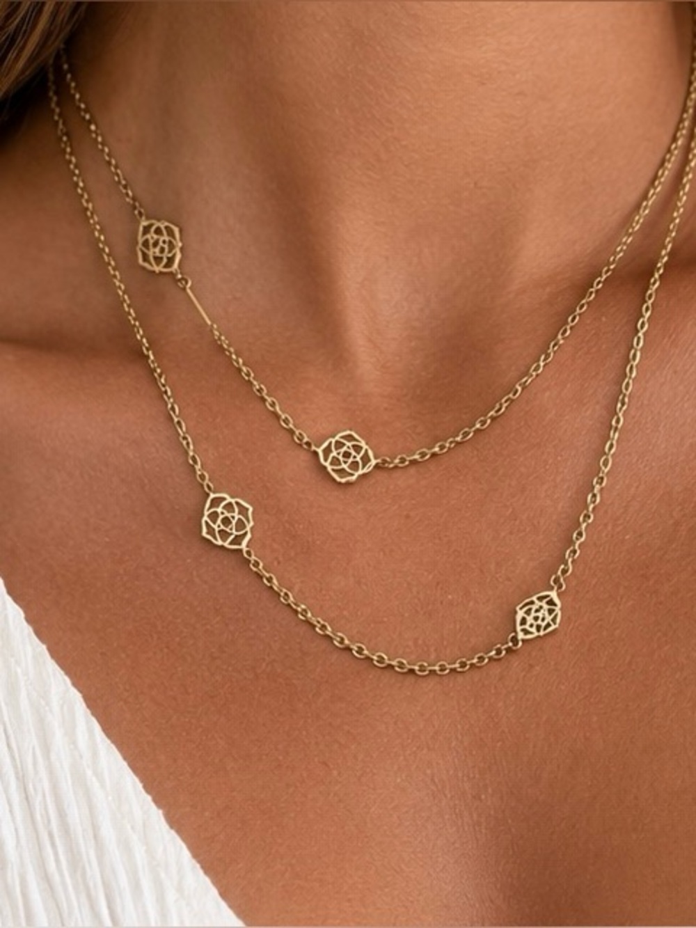 Kendra Scott Gold-Tone Long Station Necklace